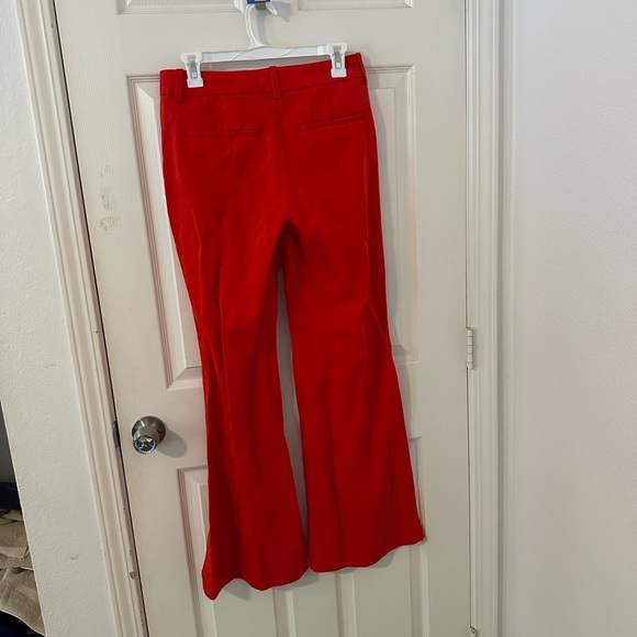 H&M Red Wide Leg Women’s Pants - Picture 2 of 4
